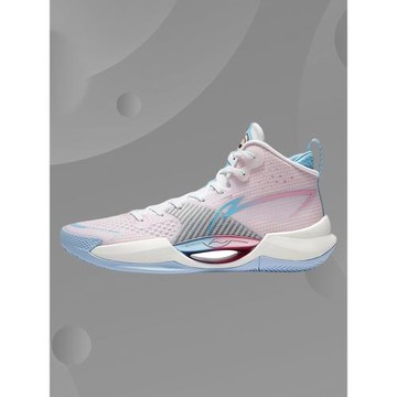 Lining/李寧正品超輕男子輕量高回彈中幫籃球專業比賽鞋ABAT115