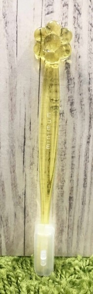 【震撼精品百貨】日本可愛小花牙刷-黃*90120