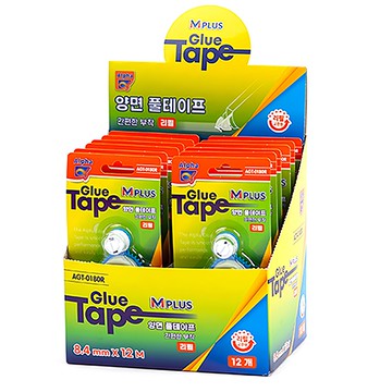 Alpha 雙面膠帶補充帶 AGT-0180R  12個  透明色