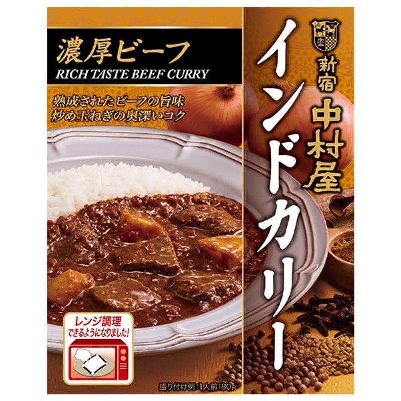 新宿中村屋 インドカリー 濃厚ビーフ 180g×5箱入×(2ケース)