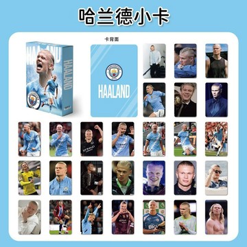 桃園免運🏆哈蘭德周邊 2026世界盃哈蘭德 110張英超曼城哈蘭德盒 裝鐳射小卡 球星寫真卡粉絲收藏 LOMO 小卡