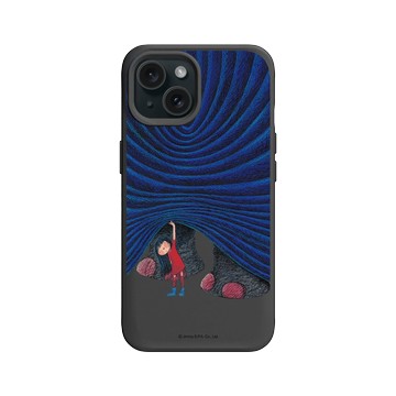 iPhone 15 SolidX 黑 - 幾米 Jimmy Liao - 星空-小象變大象