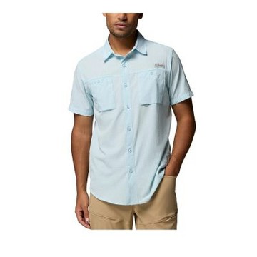 【Columbia 哥倫比亞】男款-快排短袖襯衫-Wild Cast Vent SS Shirt-晴空藍(UFO88370HO/KS)
