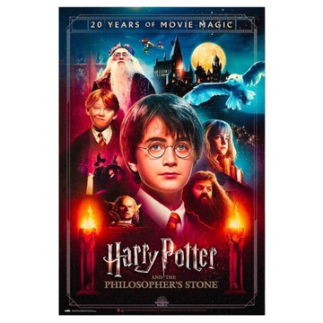 *【哈利波特】Harry Potter 神秘的魔法石 20週年電影紀念海報