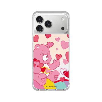 iPhone 17 Pro Max ClearX (MagSafe 兼容) 晶透白 - Care Bears - 愛心滿天