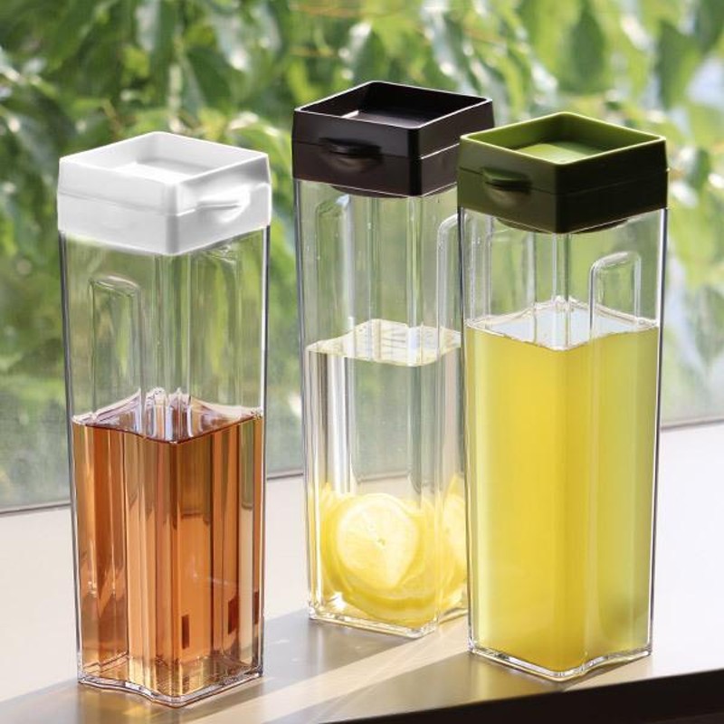 冷水筒 ピッチャー 1.1L ドアポケットにぴったり 冷水ポット