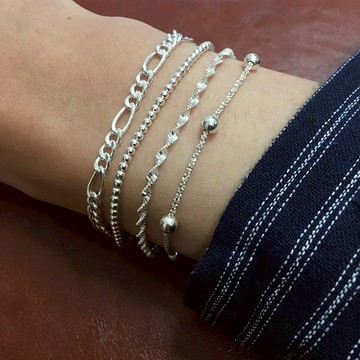 s925純銀手鍊(BM中款) - Bracelets chain