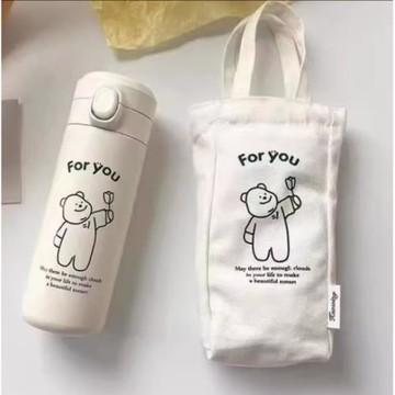 簡約304不銹鋼保溫杯韓式可愛學生保溫杯真空高顏值大容量保溫杯