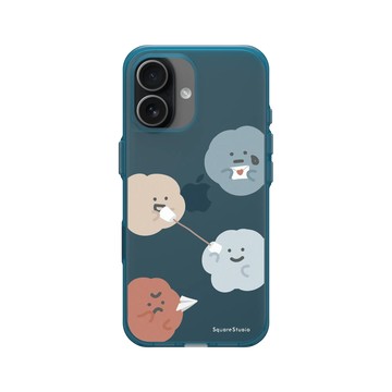 iPhone 17 Clear (相機按鈕) 夜幕藍 - Square Studio 方坊 - 小秘密