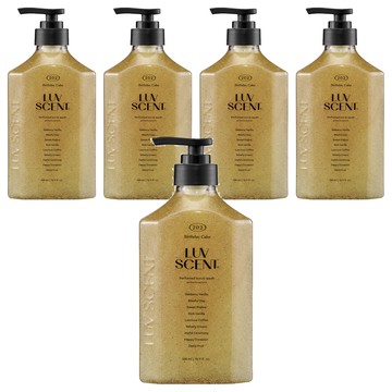 Luv Scent 磨砂沐浴露 202 Birthday Cake  500ml  5瓶