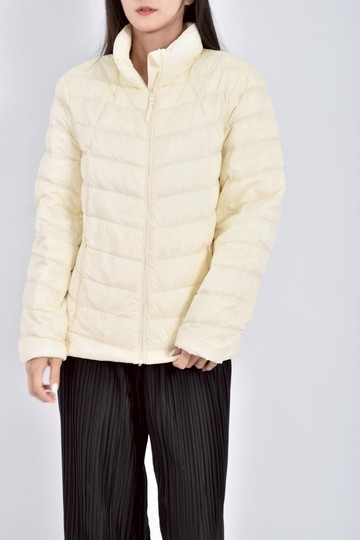 (M) baleno羽絨米白色外套