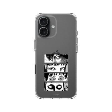 iPhone 17 Clear Case（相機按鈕） 透明 - 伊藤潤二驚選集 Junji Ito - 凝視