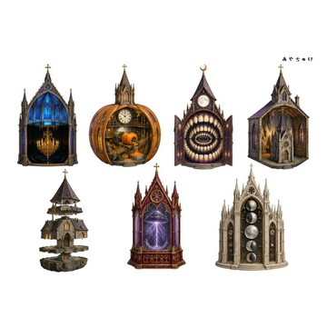 【9 月新品】20-154-0094 剪貼紙 瘋狂哥德萬聖節