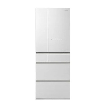 Panasonic國際牌600公升六門變頻翡翠白冰箱NR-F601WX-W1