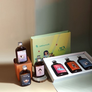 【六朝金粉】謎思六款獨特風味 濃縮咖啡 x 200ml (1組/2盒/繪本禮盒包裝)