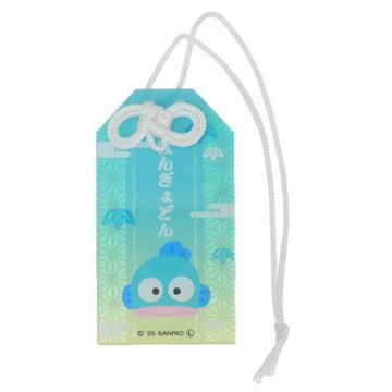 asdfkitty*日本製 人魚漢頓 御守風壓克力吊牌 吊飾 掛飾 鑰匙圈-正版商品