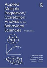 Applied Multiple Regression/Correlation Analysis for the Behavioral Sciences (3版) J.COHEN 2002 Routledge