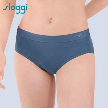 sloggi-BASIC SPORTY COOL清爽律動系列中腰內褲 霧藍灰