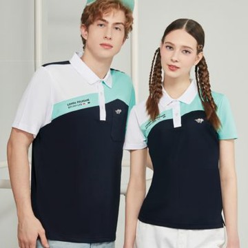 【Londa Polo】四角網眼男版短袖POLO衫(P258206蒂芬妮綠)