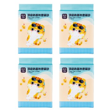 WATER MAGIC 強效凝結無塵抗臭礦砂活性碳 10磅＊4入組(箱重﹧40磅﹧16公斤)