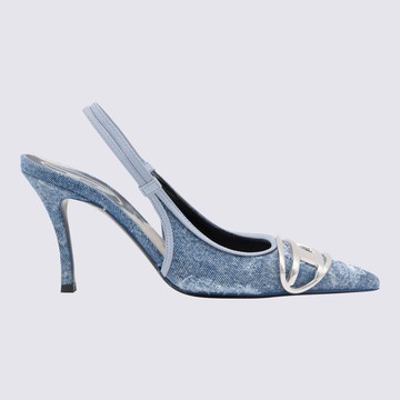 Diesel Blue Denim Pumps