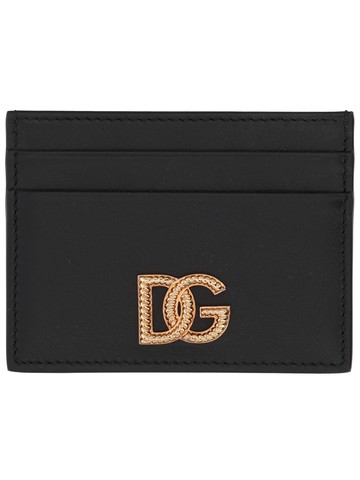 dolce & gabbana leather card holder