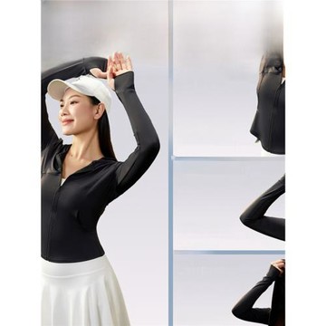 防曬服輕薄速干透氣防紫外線冰感連帽防曬衣Hooded sunprotection