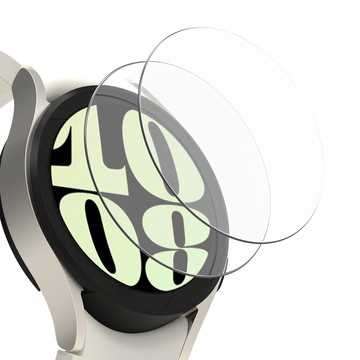 Rorentech Galaxy Watch 全覆蓋相容鋼化玻璃螢幕保護貼  Galaxy Watch6 44mm  透明色  2入