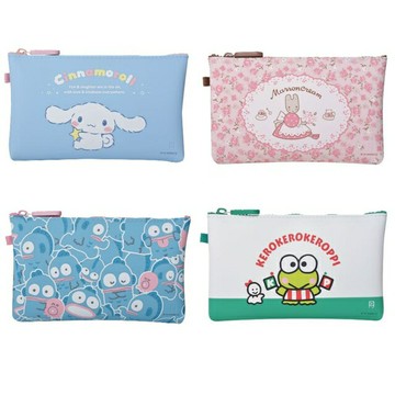 小禮堂 Sanrio 三麗鷗 矽膠拉鍊收納包 大耳狗 兔媽媽 人魚漢頓 大眼蛙