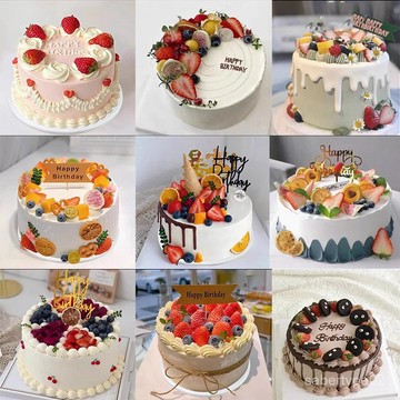 蛋糕模型草莓仿真2024新款網紅歐式水果奶油生日假塑膠樣品爆款