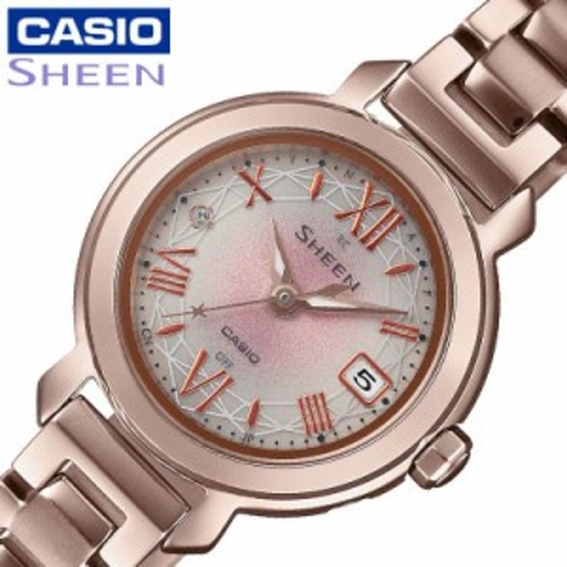 カシオ 電波 ソーラー 腕時計 CASIO 時計 シーン SHEEN 女性 ...