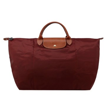 LONGCHAMP LE PLIAGE系列摺疊旅行袋(小/酒紅)1624-089-P87