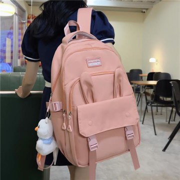書包女初中生可愛兔耳朵大容量高中生大學生背包韓版中學生雙肩包