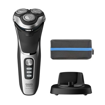 [4美國直購] Philips Norelco S3311 電動刮鬍刀 乾濕兩用電鬍刀 3800系列 1年保固