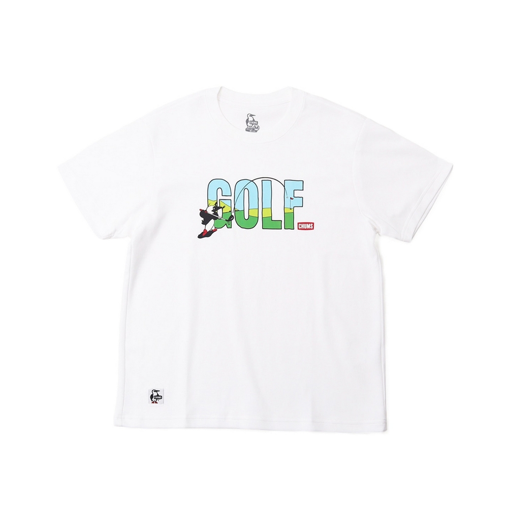 CHUMS Golf Club T-Shirt 男 短袖上衣 白