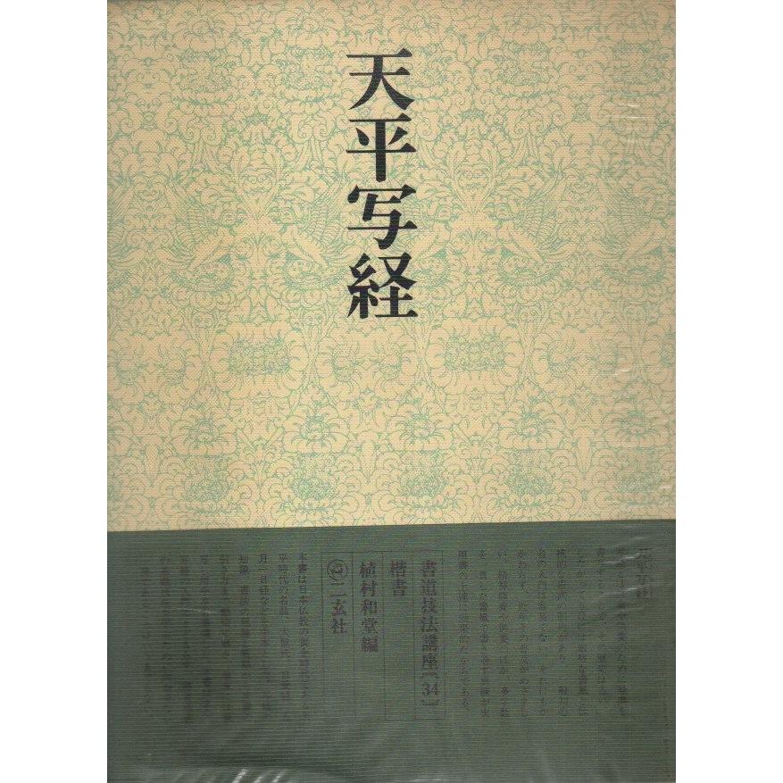 書道技法講座 34 楷書　天平写経  植村和堂:編