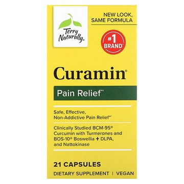 Terry Naturally, Curamin® 疼痛緩解膠囊，21 粒裝