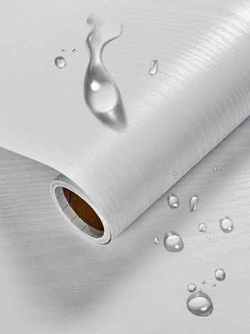 廚柜灶臺貼紙自粘墻紙防水加厚仿木紋家具翻新窗臺面美縫貼桌角邊