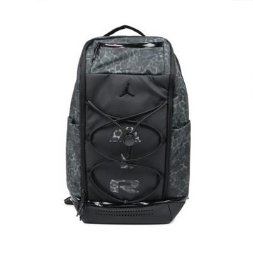 Nike 後背包 Jordan Sport 15吋筆電包 灰 豹紋 大容量 JD2633019AD-001