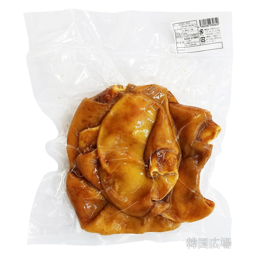 市場 豚耳 (味付け) 500g   韓国料理 韓国食品