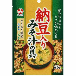 旭松 納豆入りみそ汁の具 ２５ｇ  ×60