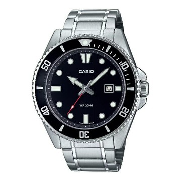 CASIO卡西歐 MDV-107D-1A1V 槍魚系列 潛水水鬼系列不鏽鋼碗錶  /黑 44.2mm｜樂天領券現折★全館特惠中★指定刷卡回饋10%
