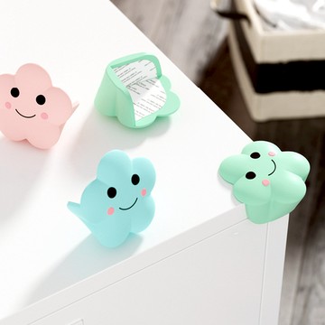 蘿林嚴選 兒童安全防護 桌角防撞墊 矽膠邊角保護套  3.8 x 3.9 x 1.9cm  粉色 + 綠色 + 藍色 + 白色  4個