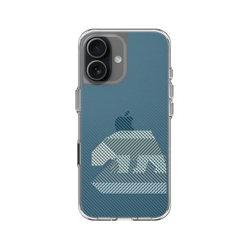 iPhone 17 Clear Case（相機按鈕） 透明 - The Wildlife Collection 動物野境系列 - 北極熊 - 線條版