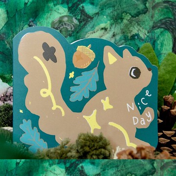 松鼠美好日 | 造型卡片
