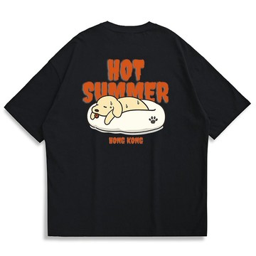 【CREEPS】Hot Summer Dog 寬鬆重磅印花T恤
