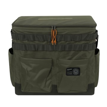 KZM OUTDOOR 工業風多收納袋 47 x 31 x 42cm 1.7kg  K23T3B05  1個  綠色  5格