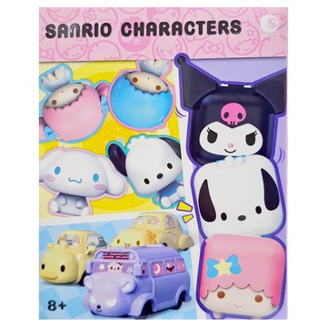 Sanrio 三麗鷗 騎騎家族 款式隨機  顏色隨機  1個  6.2 x 8.4 x 13.5cm