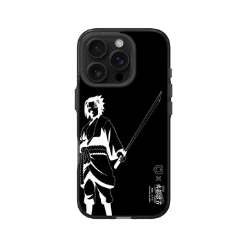 iPhone 16 Pro Clear 酷墨灰 - 火影忍者 Naruto - 黑白線稿-宇智波佐助