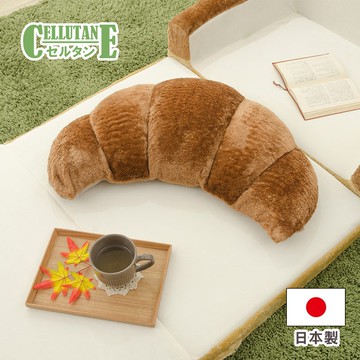 cellutane 抱枕 毛絨玩具 可頌麵包 靠墊 聖誕節禮物 交換禮物 可當腿枕 坐墊 可拆洗A899